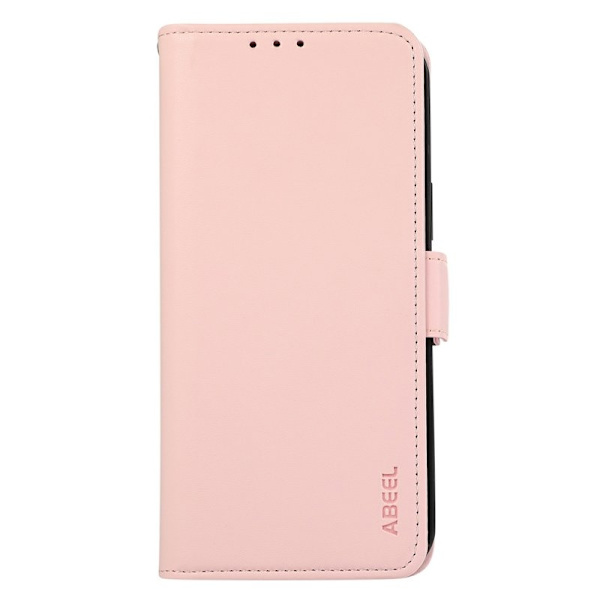 ABEEL iPhone 14 Plus Plånboksfodral Flip Konstläder med RFID-Skydd - Rosa