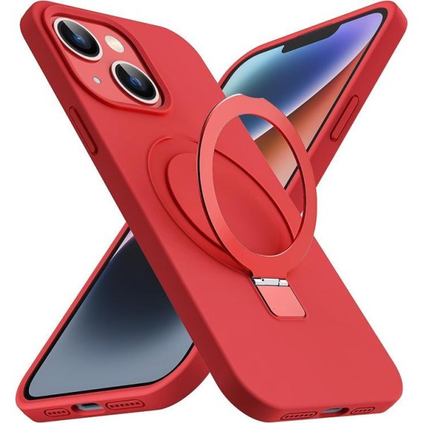 iPhone 11 mobiltaske Magsafe Liquid Silicone - Rød