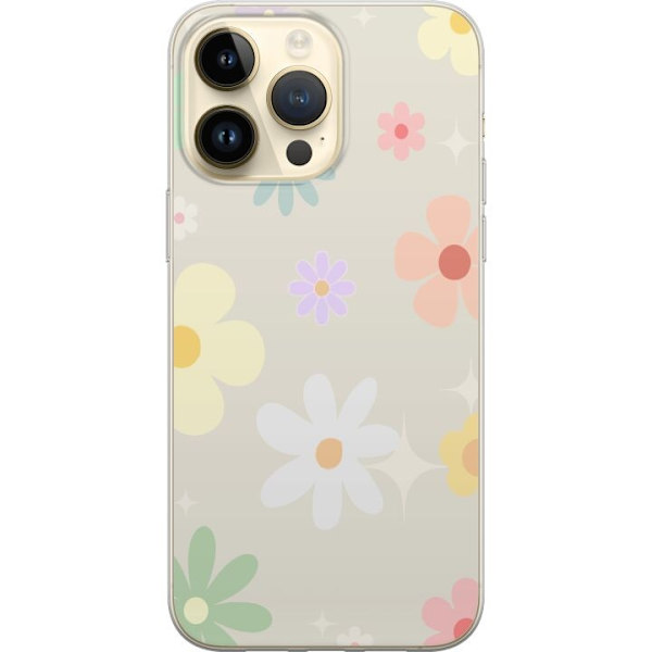Mobilskal till Apple iPhone 15 Pro Max med fejdande blommor