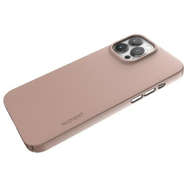 Nudient-telefontaske til iPhone 13 Pro Max MagSafe MagSafe Thin V3 - Lyserød