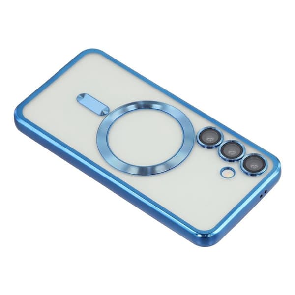 Mobilskal för Samsung Galaxy S26 Magnetiskt TPU + Glaslins Skydd - Mörkblå