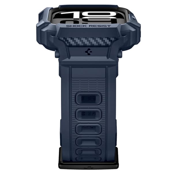 Spigen Apple Watch 42 mm Series 10 Etui Rugged Armor Pro - Navy Blå