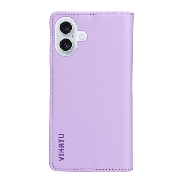 Yikatu iPhone 17 Plånboksfodral Closure - Ljuslila Lila