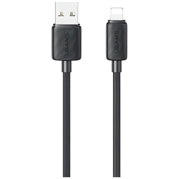 Usams USB-A til Lightning Kabel 1m KY Serie - Sort
