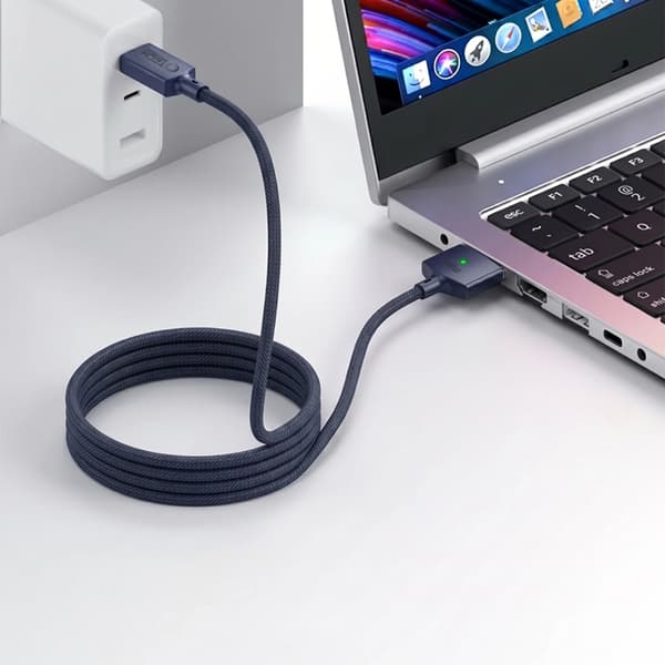Tech-Protect Macbook-Kabel USB-C Till Magsafe 3 140w 2m Ultraboost - Blå Blå