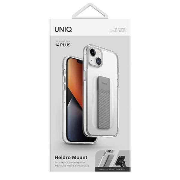 UNIQ iPhone 14 Plus -kuori Heldro Mount - Transparent/Lucent Clear Transparent