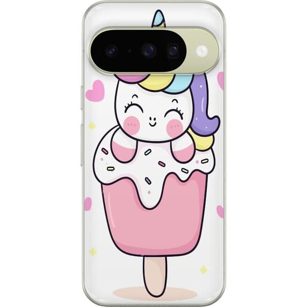Telefontaske til Google Pixel 10 med Happy Unicorn