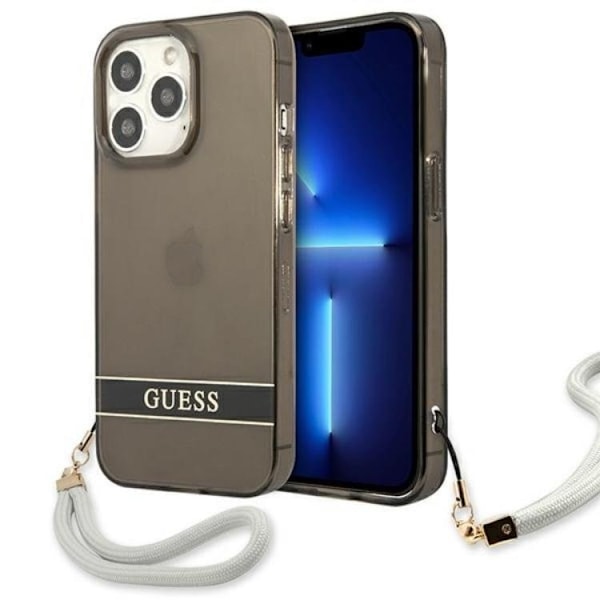 Guess iPhone 13 Pro Skal Translucent Stap - Svart Svart