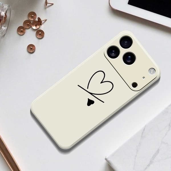 Mobilskal till iPhone 17 Pro Love Pattern Printing Straight - Lila Lila