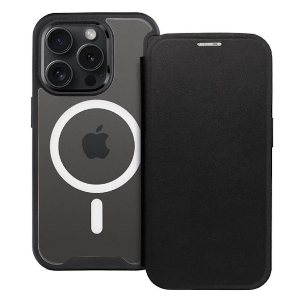 iPhone 12 Pro Max Plånboksfodral Magsafe Smart - Svart Svart