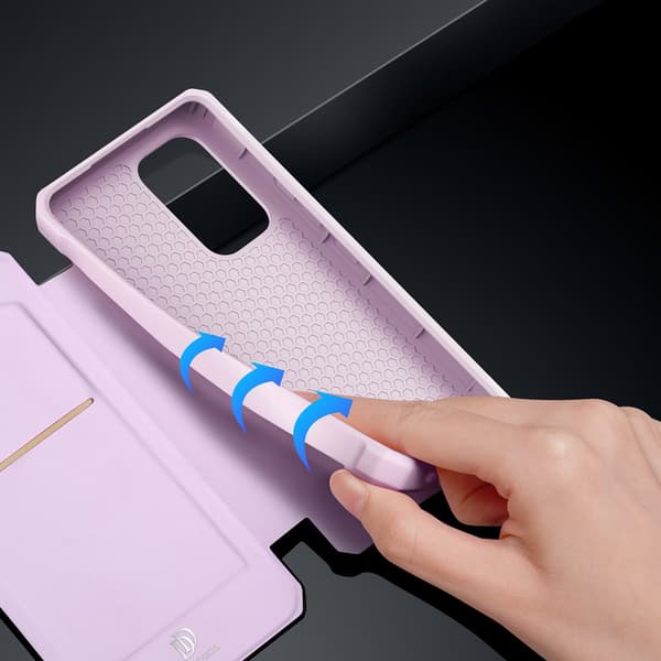 Dux Ducis Galaxy A73 Plånboksfodral Skin X Holster - Rosa