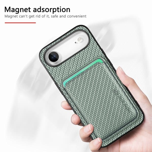 Mobilskal till iPhone Air Detachable Korthållare - Grön Grön