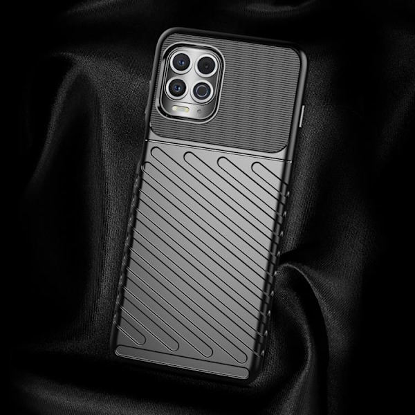 Thunder Fleksibelt Cover Til Motorola Moto G100 - Sort Black