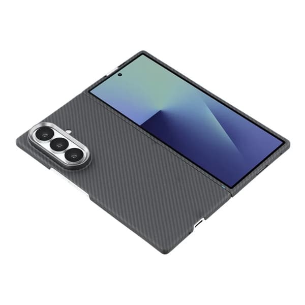 Mobilskal till Galaxy Z Fold 7 5G Magsafe Aramid Fiber 600D - Grå Grå