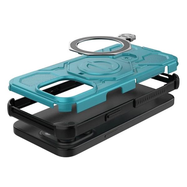 Mobilskal till iPhone 15 Pro Max Plast Shockproof - Blå Blå