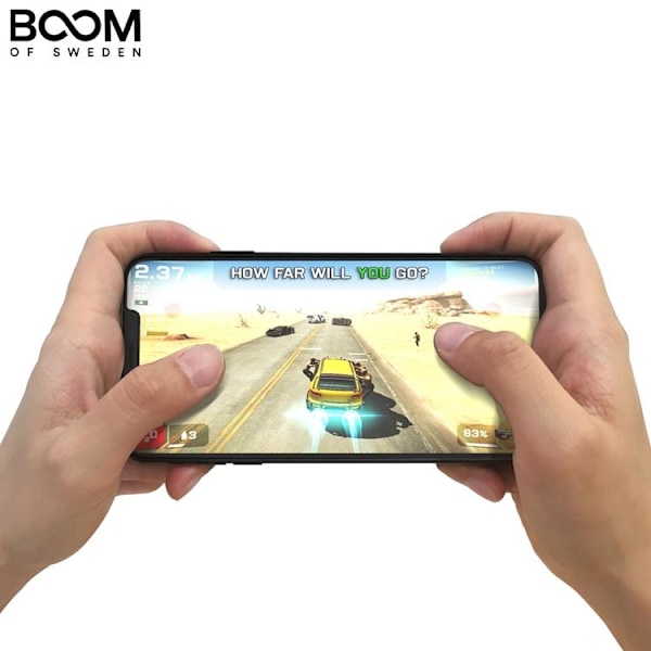 BOOM Curved Härdat Glas Skärmskydd iPhone XS Max Transparent
