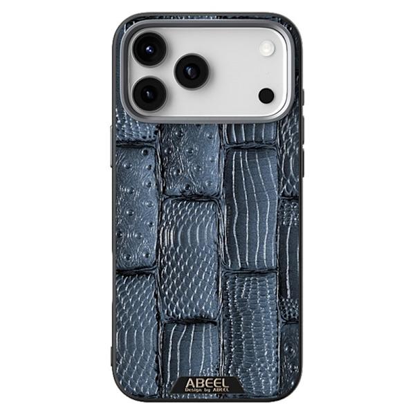 ABEEL Mobilskal till iPhone 17 Pro Max MagSafe Äkta Läder Blå