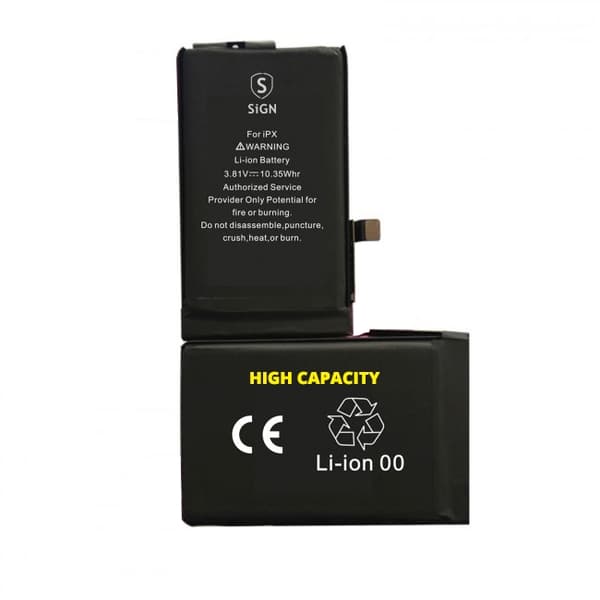 iPhone X batteri med høj kapacitet - 3000mAh