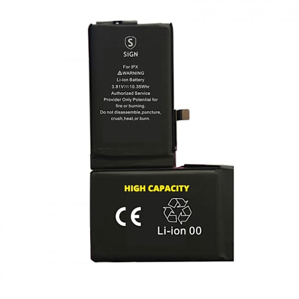 iPhone X Högkapacitetsbatteri - 3000mAh