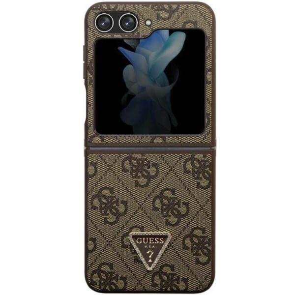 Guess Galaxy Z Flip 5 Mobile Cover 4G Triangle Strass - ruskea