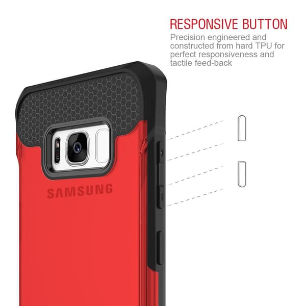 Itskins Spina Cover til Samsung Galaxy S8 Plus - Rød Red