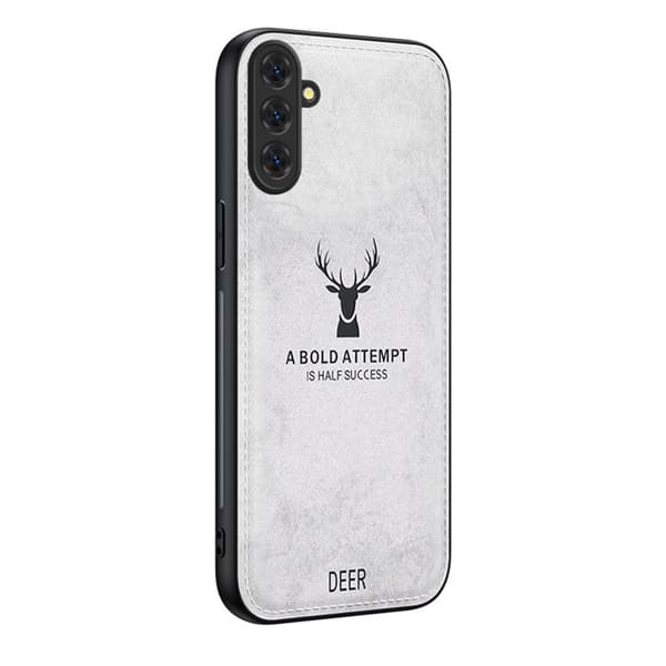 Mobilskal för Samsung Galaxy S26 Plus Mönster av rådjur PU + PC + TPU - Grå
