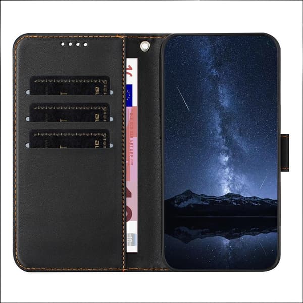 Galaxy A17 / A26 Plånboksfodral Anti Drop - Svart Svart