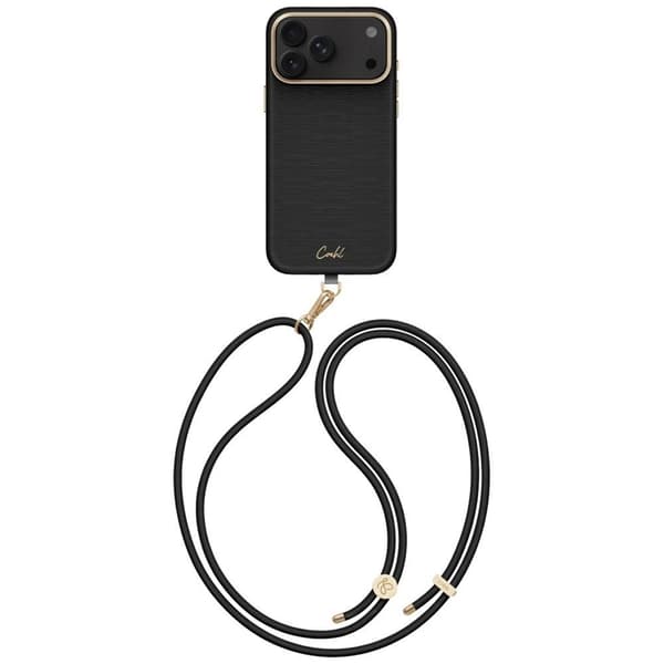 UNIQ Mobilskal För iPhone 18 Pro/17 Pro Coehl Mirelle - Svart