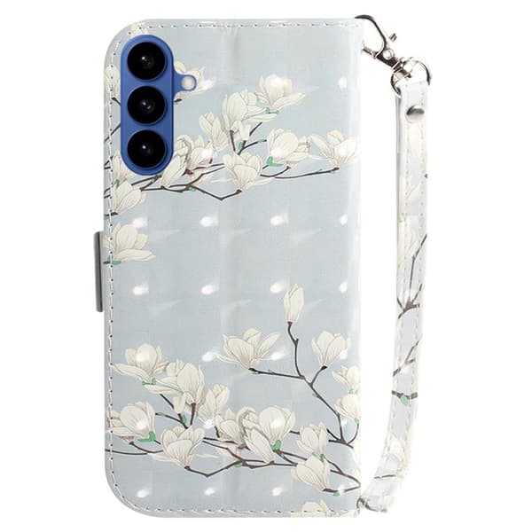Plånboksfodral för Samsung Galaxy S26 Konstläder med handledsrem - Magnolia