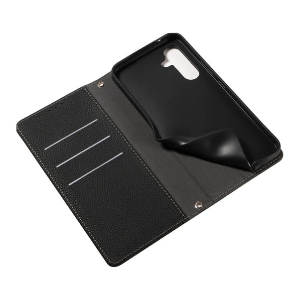 Plånboksfodral för Samsung Galaxy S26 Magnetiskt Konstläder - Orange