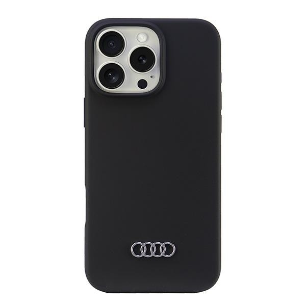 Audi Telefontaske til iPhone 16 Pro Max Silikone - Sort Black