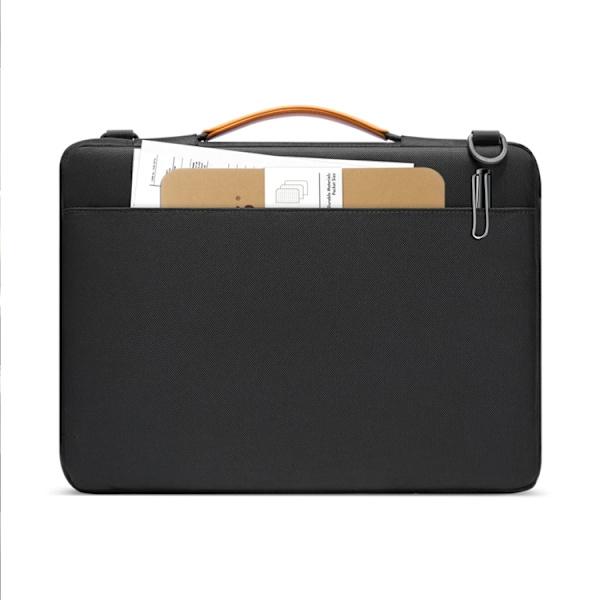 Tech-Protect Computertaske 13-14" Defender - Sort/Orange Svart