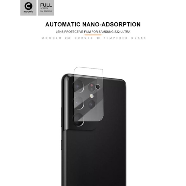 Mocolo 9H Kameralinsskydd i Härdat glas Galaxy S22 Ultra 5G