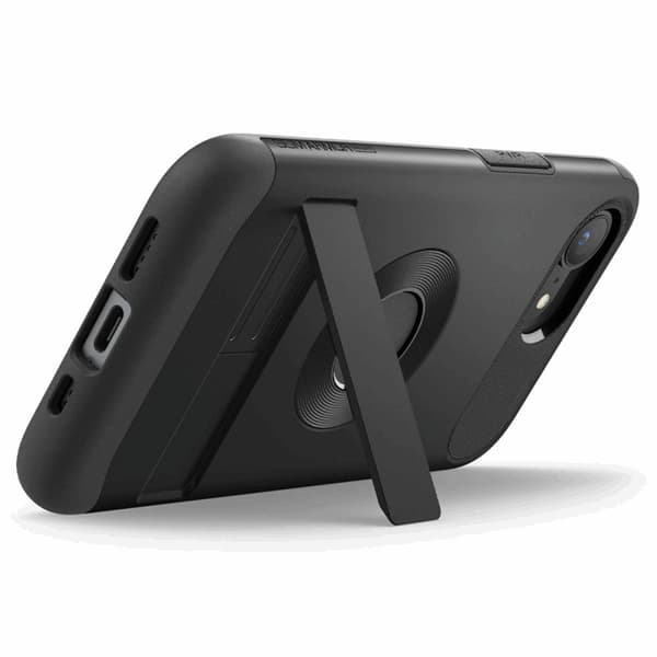 Spigen telefontaske til iPhone 16e Magsafe Slim Armor - Sort Svart