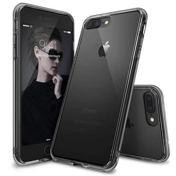 Ringke Fusion Shock Absorption Skal till Apple iPhone 7 Plus - Grå grå