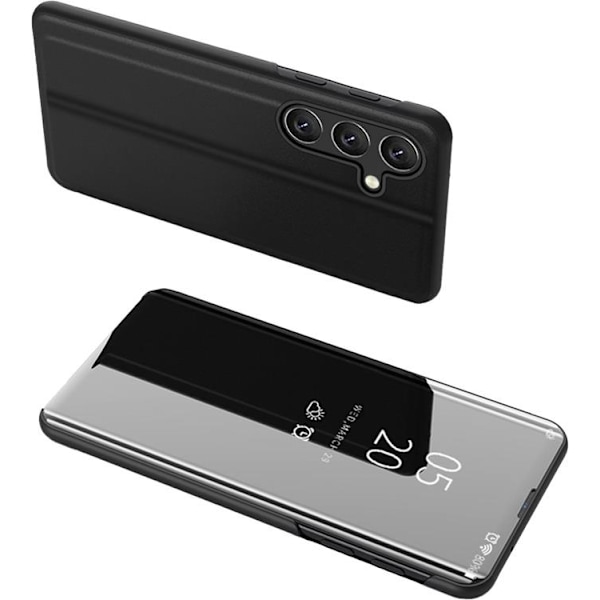 Galaxy A24 4G Mobilfodral Clear View - Svart Svart
