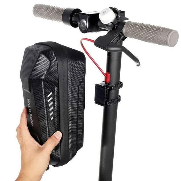 Wildman Cykeltaske Med Lynlås (4" - 7") 1.2L ES10 - Sort Svart