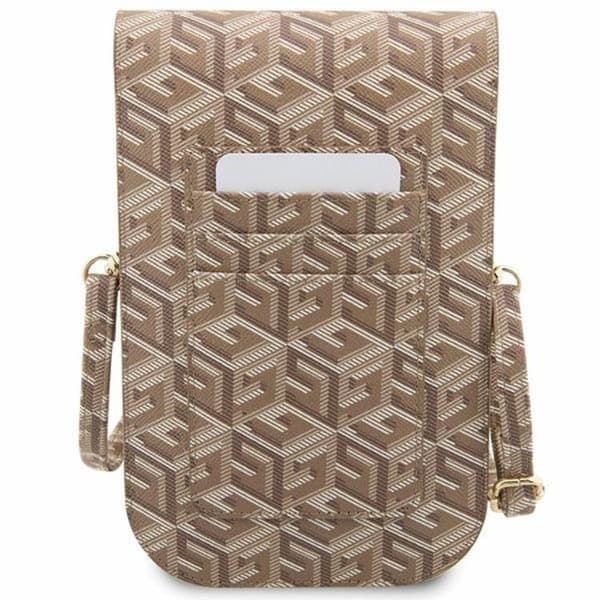 Guess Halskædeetui GCube Stripe - Brun Brun