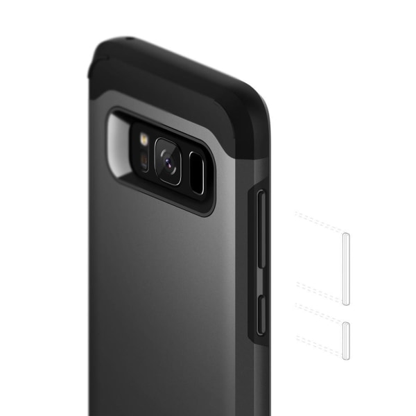 Caseology Legion Skal till Samsung Galaxy S8 Plus - Gunmetal