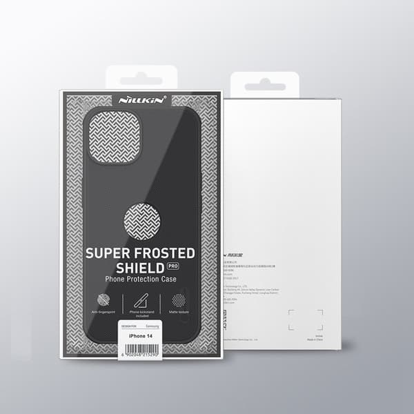 NILLKIN Super Frosted Shield Pro Mobilskal för iPhone 14 - Svart