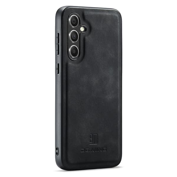 DG.MING Mobilskal till Samsung Galaxy A56 5G PU Läder Svart