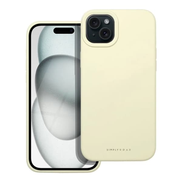 Roar Mobilskal till iPhone 13 Roar Cloud Skin - Ljusgul Gul