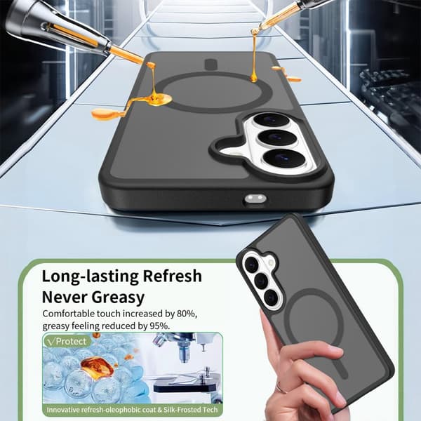 Mobilskal för Samsung Galaxy S26 Magnetiskt TPU - Svart