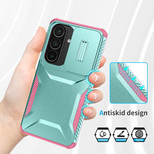 Mobilskal för Samsung Galaxy S26 Camshield TPU + PC - Grön