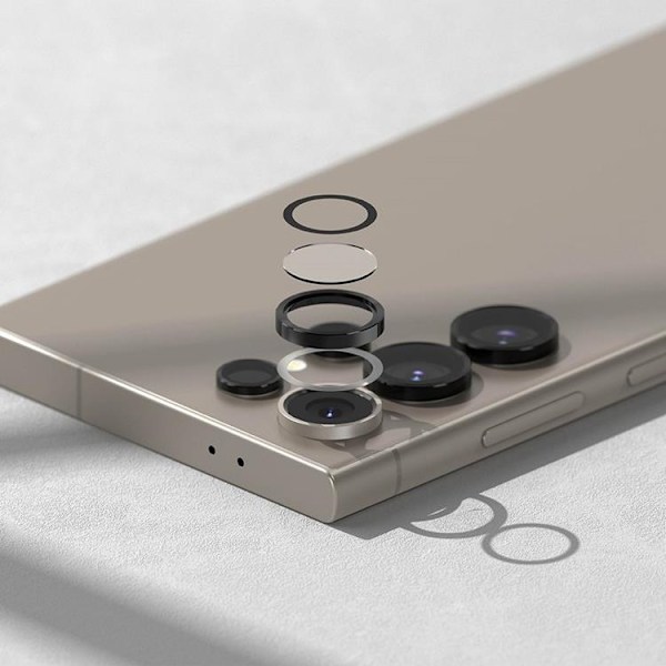 Ringke Galaxy S24 Ultra Kameralinsskydd Härdat glas - Svart