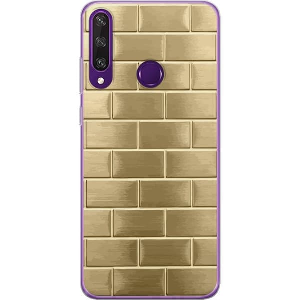 Mobilcover til Huawei Y6p med Gyldne Mursten