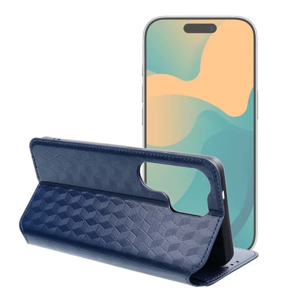 Plånboksfodral För Galaxy S26 Plus Cubic - Blå Blå