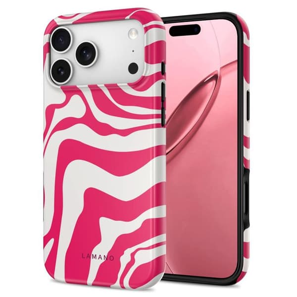 Tech-Protect Mobilskal För iPhone 18 Pro Max Magsafe Lamano - Flamingo Bloom