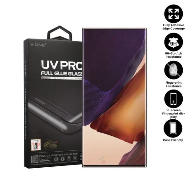 X-One Samsung Galaxy Note 9 Härdat Glas Skärmskydd UV Glas Transparent