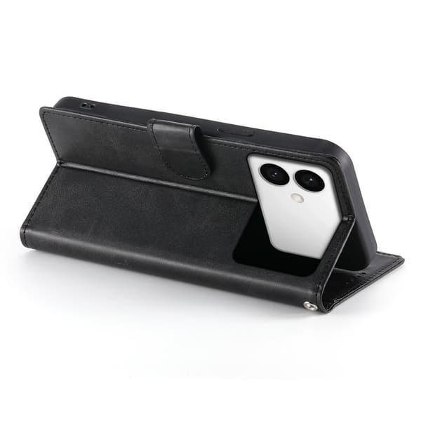 Samsung Galaxy S26 Edge Plånboksfodral Flip Konstläder - Svart